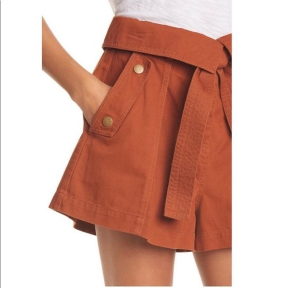 Ulla Johnson Pants - NWOT Ulla Johnson Elliot Short in Sienna Orange